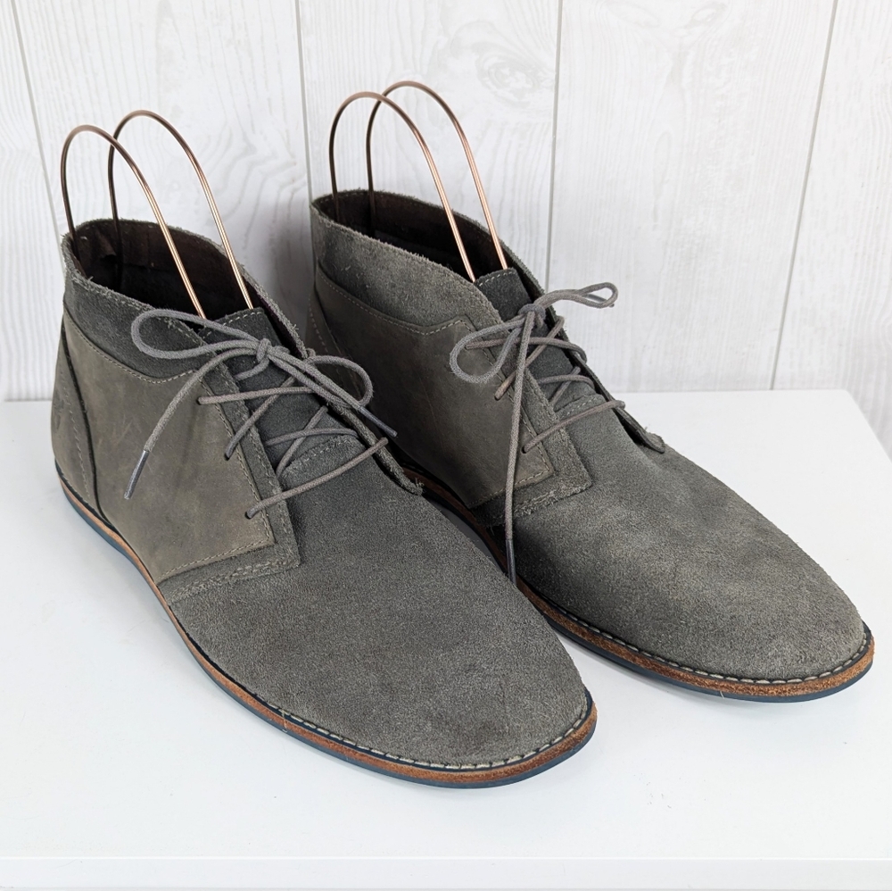 Timberland Rivenia Suede Shoes Men's Size 10.5 Gray Genuine Leather and … - Picture 4 of 15